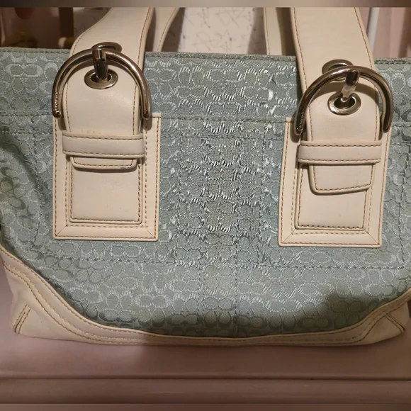 Coach Light Blue Bag - Picture 2 of 13